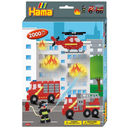 Hama Strijkkralen Brandweer 2000 Stuks Multicolor Default Title Strijkkralen Joy&Bloom