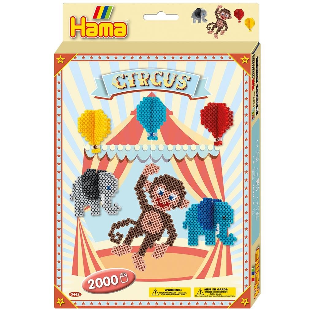 Hama Strijkkralen Circus 2000 Stuks Multicolor Default Title Strijkkralen Joy&Bloom