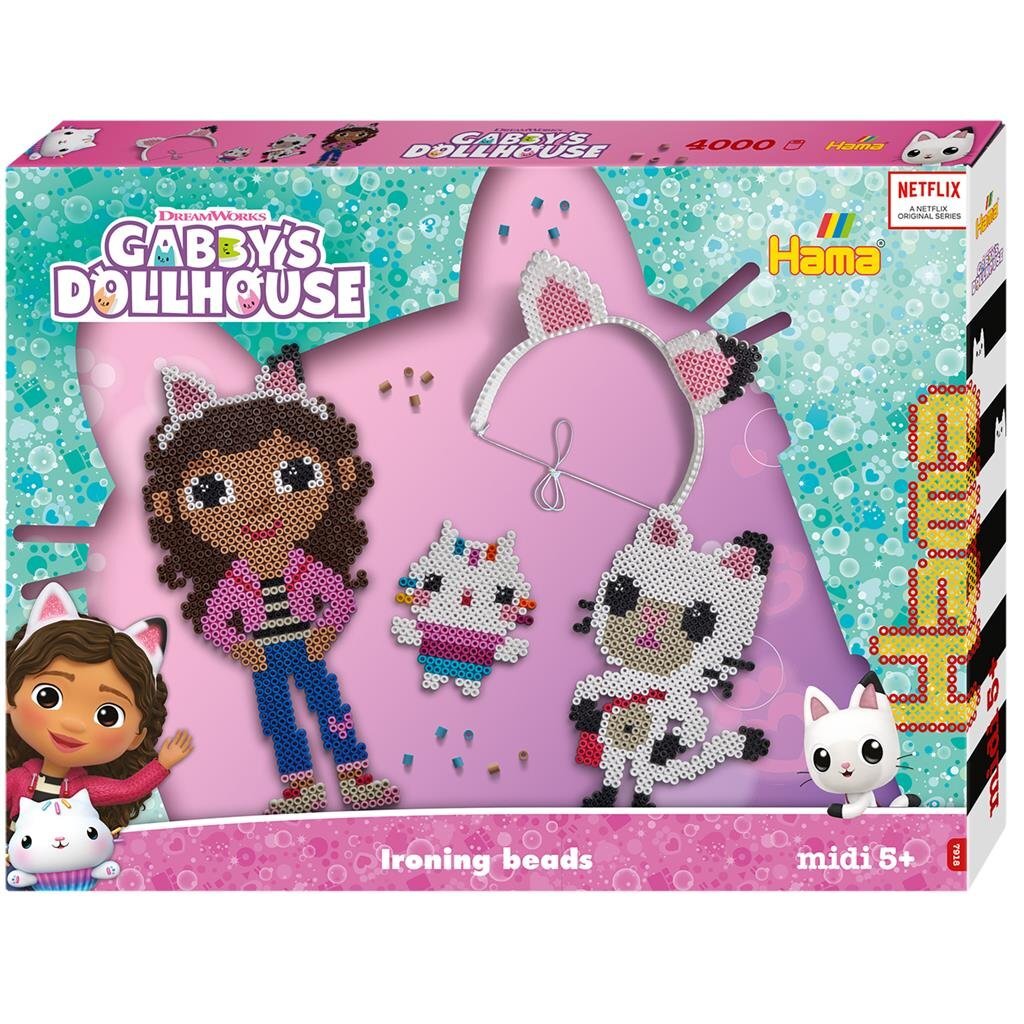 Hama Strijkkralen Gabby'S Dollhouse 4000 Stuks
