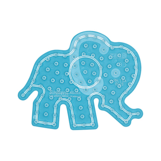 Hama Strijkkralen Hama Maxi Strijkkralen Grondplaat Olifant Transparant Default Title Strijkkralen Joy&Bloom