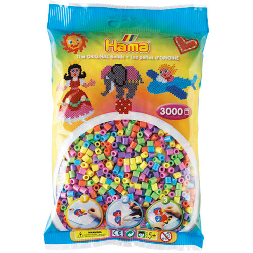 Hama Strijkkralen 3000 Stuks Pastel Default Title Strijkkralen Joy&Bloom