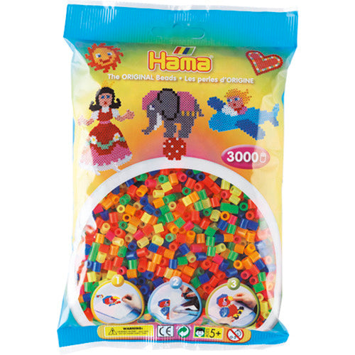 Hama Strijkkralen 3000 Stuks Neon Default Title Strijkkralen Joy&Bloom