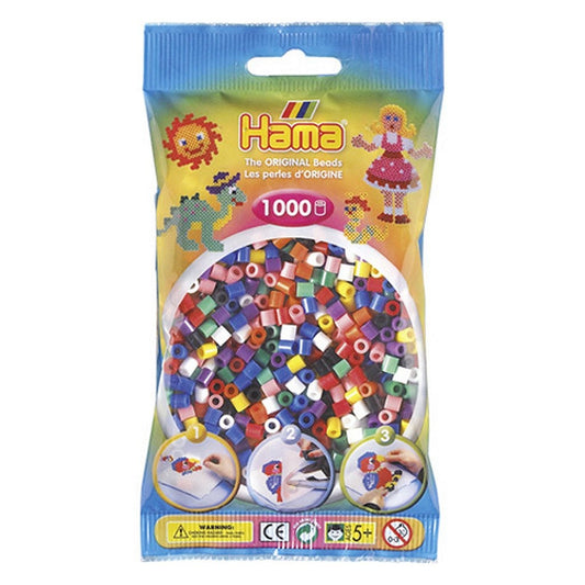 Hama Strijkkralen Primaire Kleuren 1000 Stuks Default Title Strijkkralen Joy&Bloom