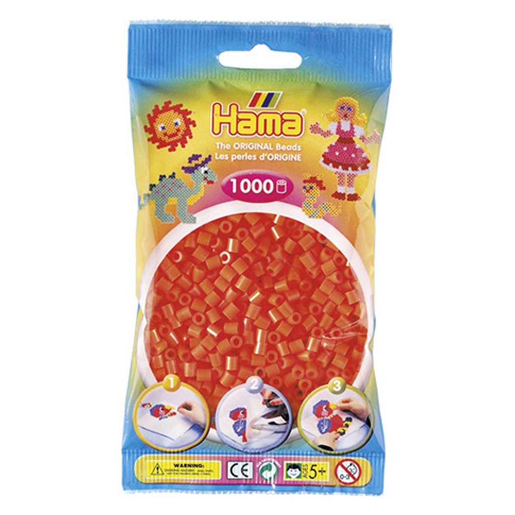 Hama Strijkkralen Oranje 1000 Stuks Default Title Strijkkralen Joy&Bloom