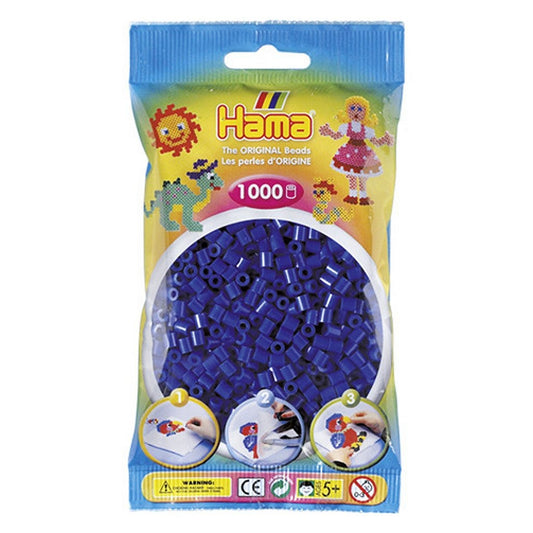 Hama Strijkkralen Donkerblauw 1000 Stuks Default Title Strijkkralen Joy&Bloom