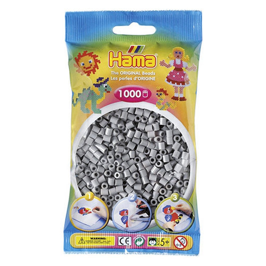 Hama Strijkkralen Grijs 1000 Stuks Default Title Strijkkralen Joy&Bloom