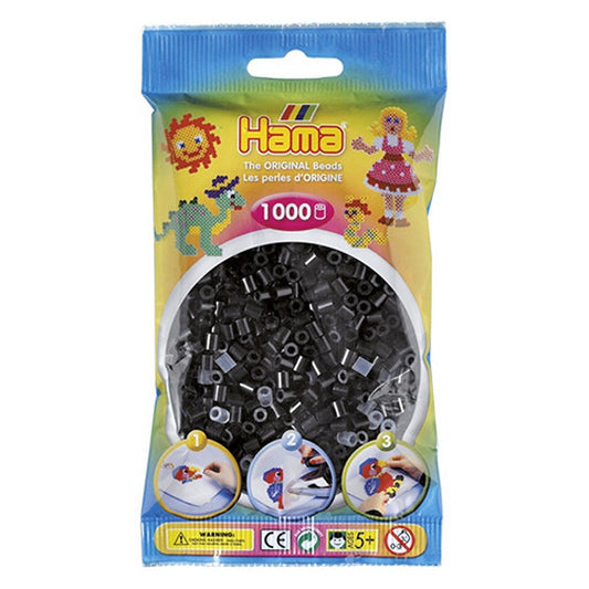 Hama Strijkkralen Zwart 1000 Stuks Default Title Strijkkralen Joy&Bloom