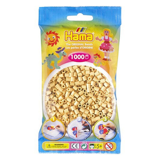 Hama Strijkkralen Beige 1000 Stuks Default Title Strijkkralen Joy&Bloom