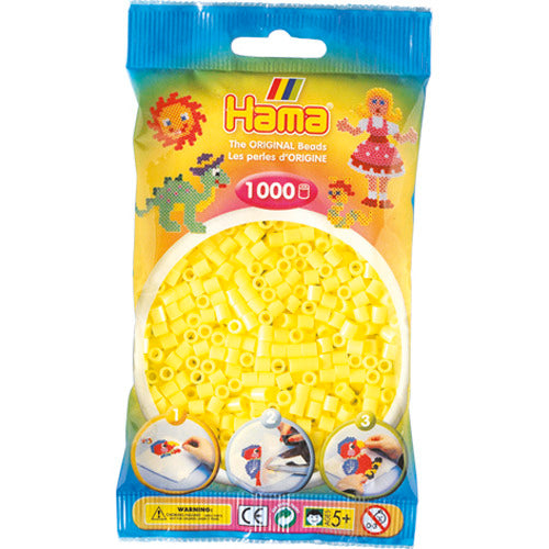 Hama Strijkkralen 1000 Stuks Geel Pastel Default Title Strijkkralen Joy&Bloom