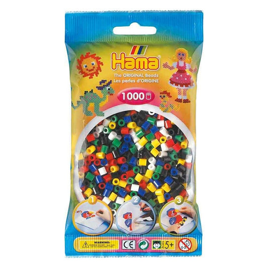 Hama Strijkkralen Primaire Kleuren 1000 Stuks Default Title Strijkkralen Joy&Bloom