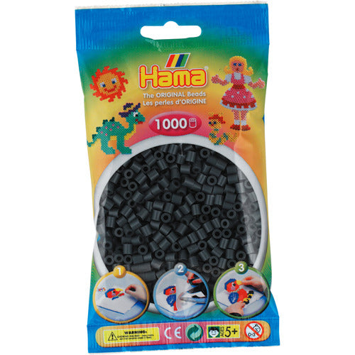 Hama Strijkkralen Donkergrijs 1000 Default Title Strijkkralen Joy&Bloom