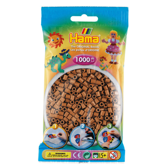 Hama Strijkkralen Nougat Bruin 1000 Stuks Default Title Strijkkralen Joy&Bloom