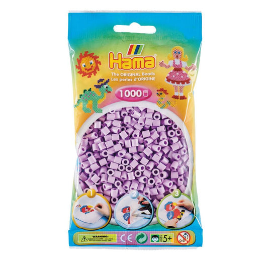 Hama Strijkkralen Lila Pastel 1000 Stuks Default Title Strijkkralen Joy&Bloom