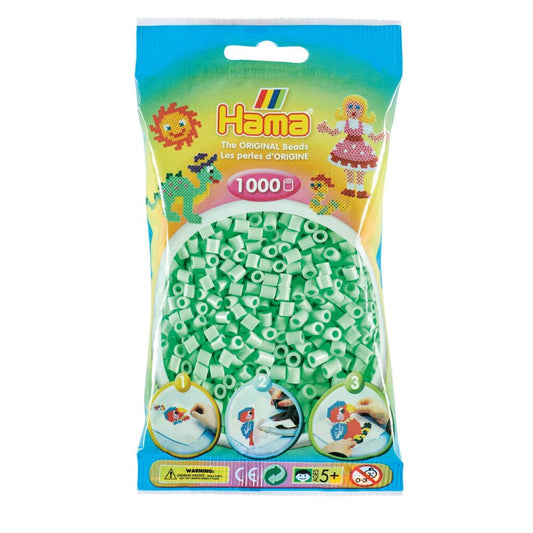 Hama Strijkkralen Mint Pastel 1000 Stuks Default Title Strijkkralen Joy&Bloom