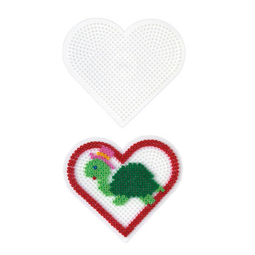Hama Strijkkralen Grondplaat Hart Groot Default Title Strijkkralen Joy&Bloom