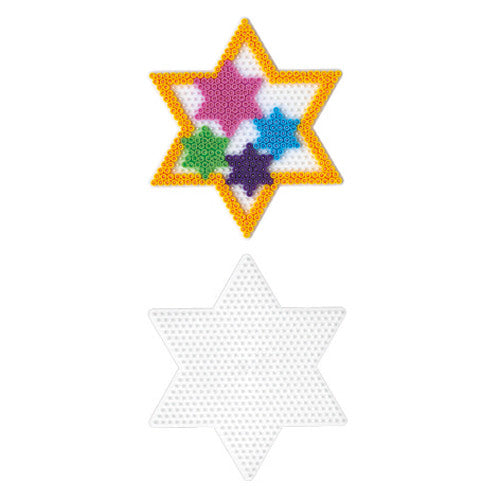 Hama Strijkkralen Grondplaat Ster Groot Default Title Strijkkralen Joy&Bloom
