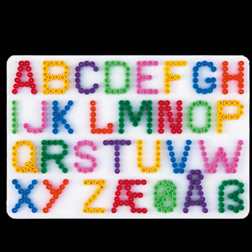 Hama Strijkkralen Grondplaat Letters Wit Default Title Strijkkralen Joy&Bloom