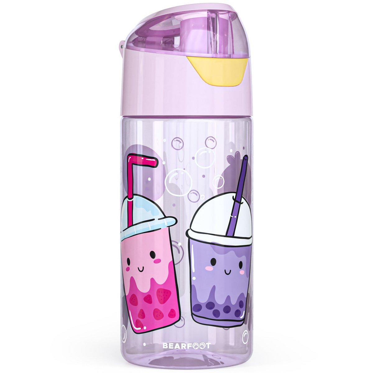 Kinderwaterfles, lichtgewicht waterfles - bubble tea Joy&Bloom