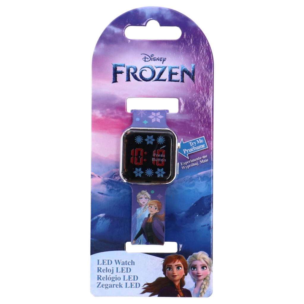 Disney Frozen Led Horloge Paars Default Title Horloges Joy&Bloom
