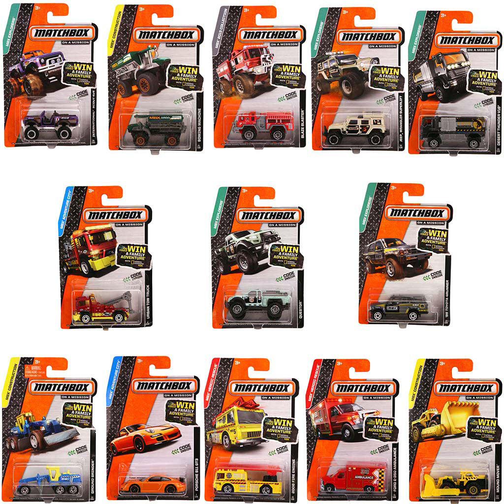 Mattel Matchbox Die-Cast Auto Assorti Auto's Joy&Bloom