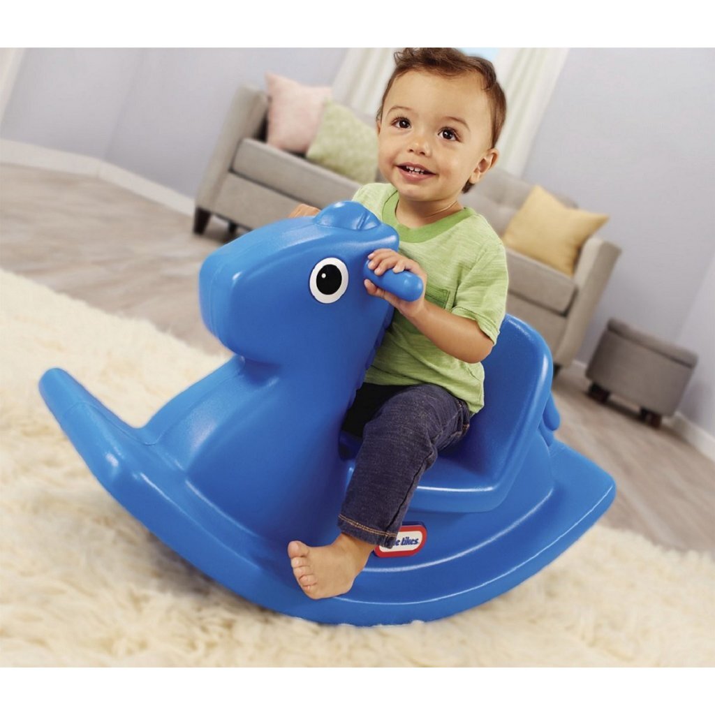 Little Tikes Rocking Horse 42.6X29X85.5 Cm Blauw Hobbel Speelgoed Joy&Bloom