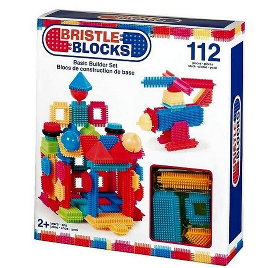 Bristle Blocks Starterset/Uitbreidingsset Met 112 Stuks Default Title Bouwen/Bouwpakket Joy&Bloom