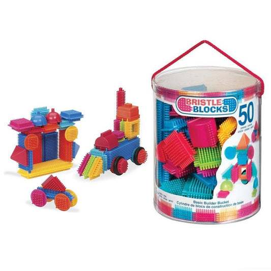 Bristle Blocks Emmer Met 50 Stuks Default Title Bouwen/Bouwpakket Joy&Bloom