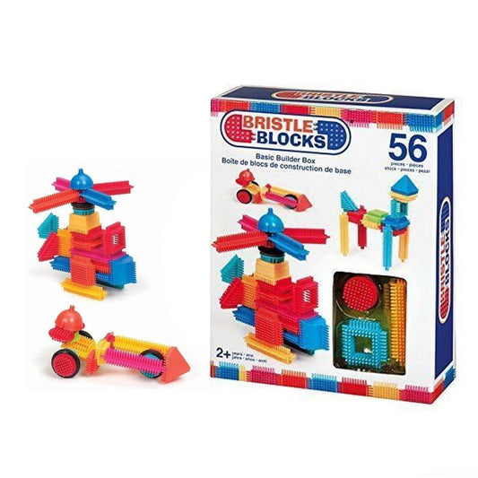Bristle Blocks Box Met 56 Stuks Default Title Bouwen/Bouwpakket Joy&Bloom