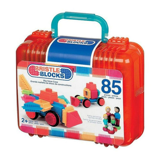 Bristle Blocks Koffer Met Familie Figuren En Huisdier Met 85 Stuks Default Title Bouwen/Bouwpakket Joy&Bloom