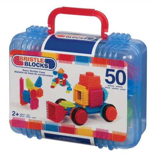 Bristle Blocks Koffer Met 50 Stuks Default Title Bouwen/Bouwpakket Joy&Bloom