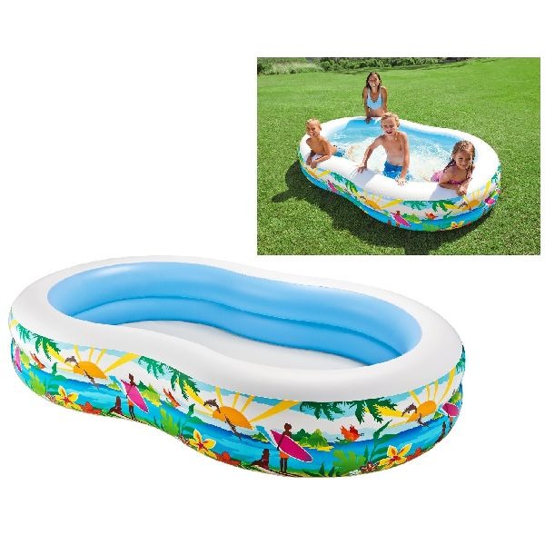 Intex 56490Np Paradise Lagoon Zwembad 262X160Cm Default Title Zwembaden Joy&Bloom