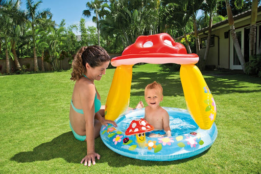 Intex 57114Np Paddestoel Baby Zwembadje 102X89Cm Default Title Kinderzwembaden Joy&Bloom