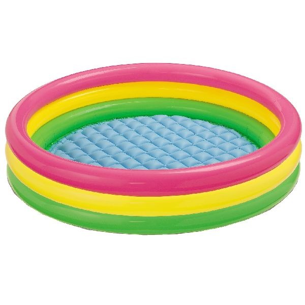 Intex Sunset Glow Kinderzwembad + Opblaasbare Bodem 147X33Cm Default Title Kinderzwembaden Joy&Bloom