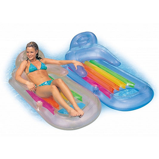 Intex King Kool Lounge 160X85Cm Verschillende Kleuren Default Title Luchtbedden Joy&Bloom