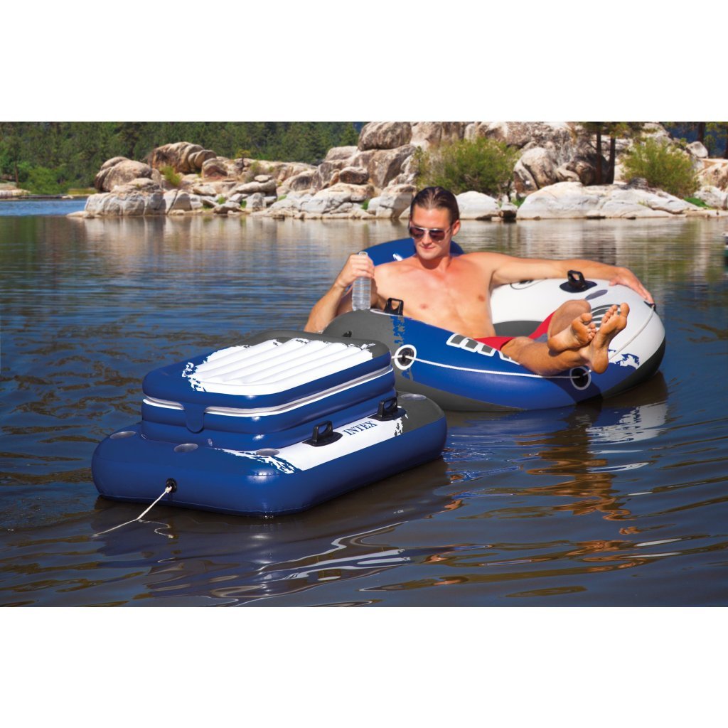 Intex Mega Chill 2 Drijvende Zwembad Drank Koeler Default Title Relaxen en Spelen Joy&Bloom