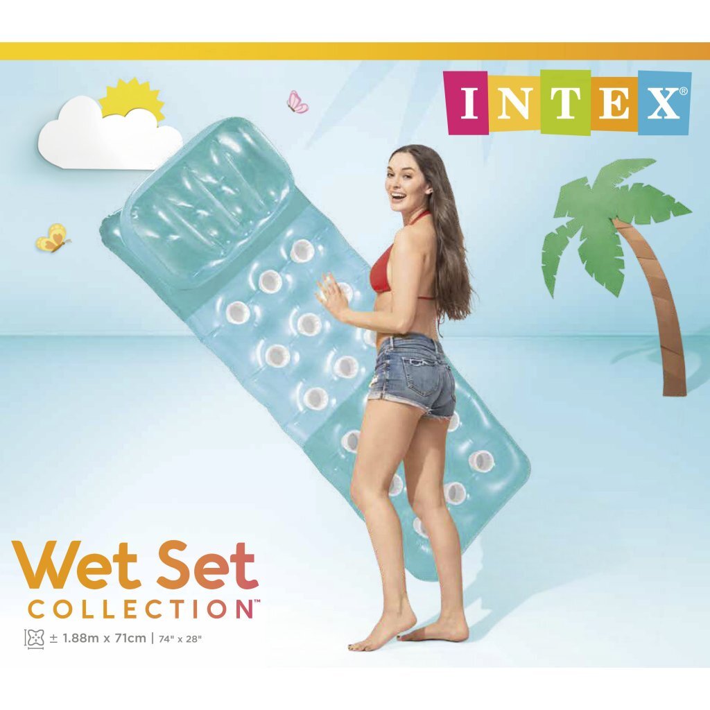 Intex 58890Np Wet Set Collection Pocket Luchtbed 188X71 Cm Verschillende Kleuren Luchtbedden Joy&Bloom
