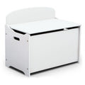 Delta Children Tb83460Gn-130 Houten Opbergkist Met Rugleuning Wit Default Title Opbergkisten / Opbergkasten Joy&Bloom