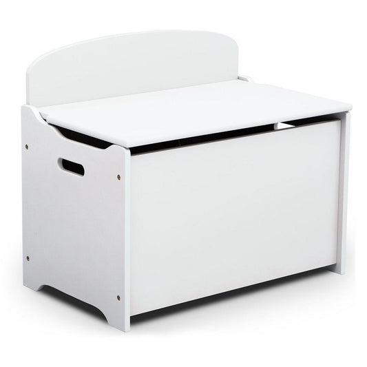 Delta Children Tb83460Gn-130 Houten Opbergkist Met Rugleuning Wit Default Title Opbergkisten / Opbergkasten Joy&Bloom