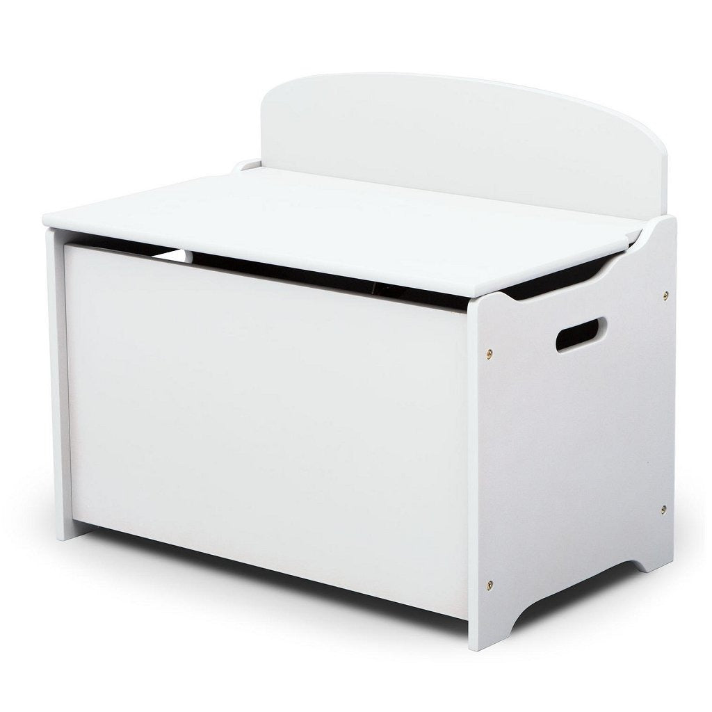 Delta Children Tb83460Gn-130 Houten Opbergkist Met Rugleuning Wit Opbergkisten / Opbergkasten Joy&Bloom