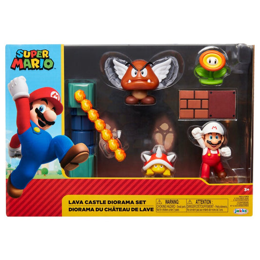 Jakks Super Mario Lava Castle Speelset Default Title Actiefiguren/Speelfiguren Joy&Bloom