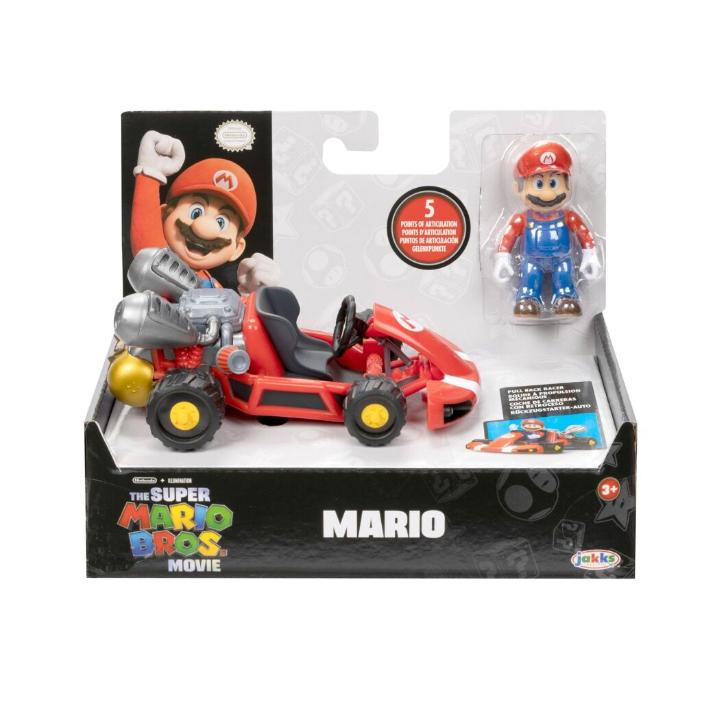 Super Mario Movie Voertuig Met Figuur Actiefiguren/Speelfiguren Joy&Bloom