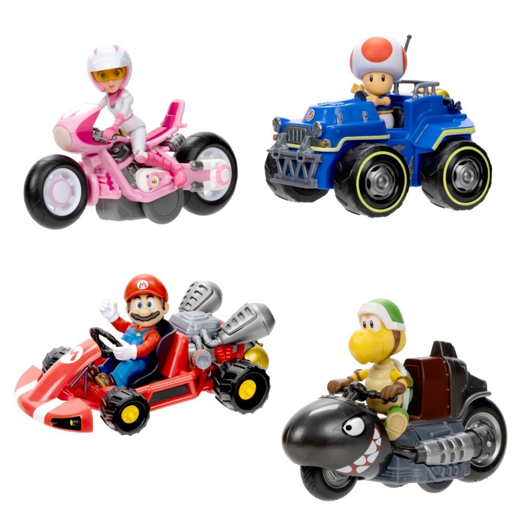 Super Mario Movie Voertuig Met Figuur Default Title Actiefiguren/Speelfiguren Joy&Bloom