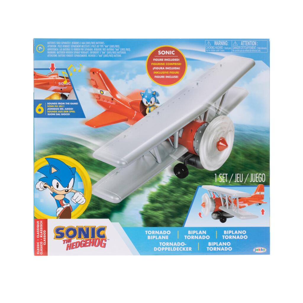 Overige Merken Sonic Tornado Biplane + Licht En Geluid Default Title Actiefiguren/Speelfiguren Joy&Bloom