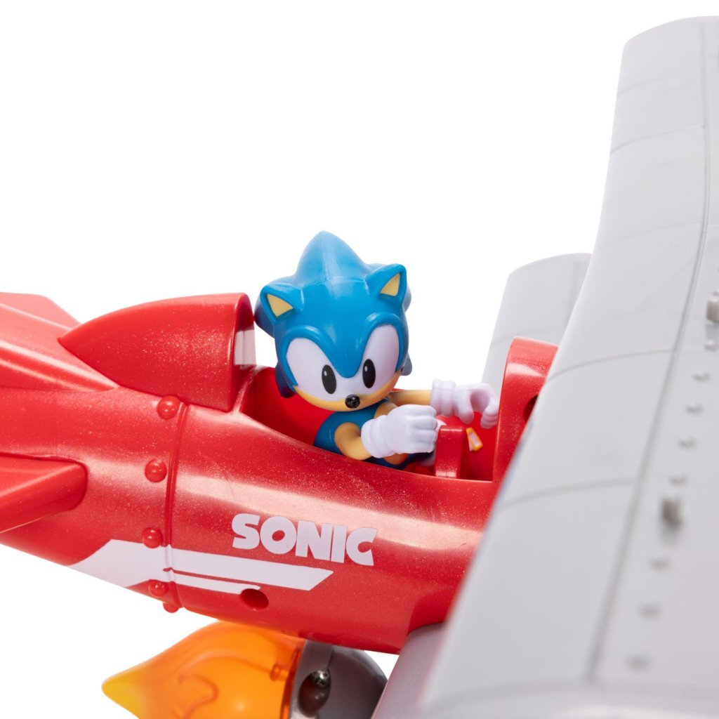 Overige Merken Sonic Tornado Biplane + Licht En Geluid Actiefiguren/Speelfiguren Joy&Bloom