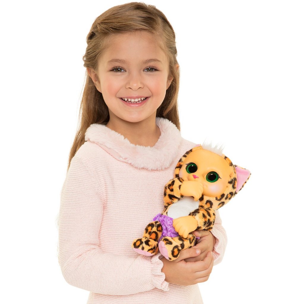 Jakks Animal Babies Luipaard + Geluid Knuffels Joy&Bloom