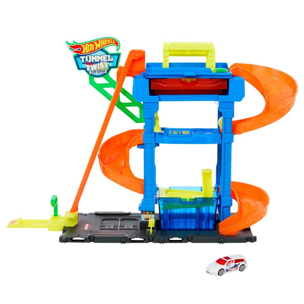 Mattel Hot Wheels City Tunnel Twist Car Wash Hot Wheels Joy&Bloom