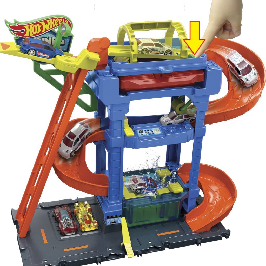 Mattel Hot Wheels City Tunnel Twist Car Wash Hot Wheels Joy&Bloom