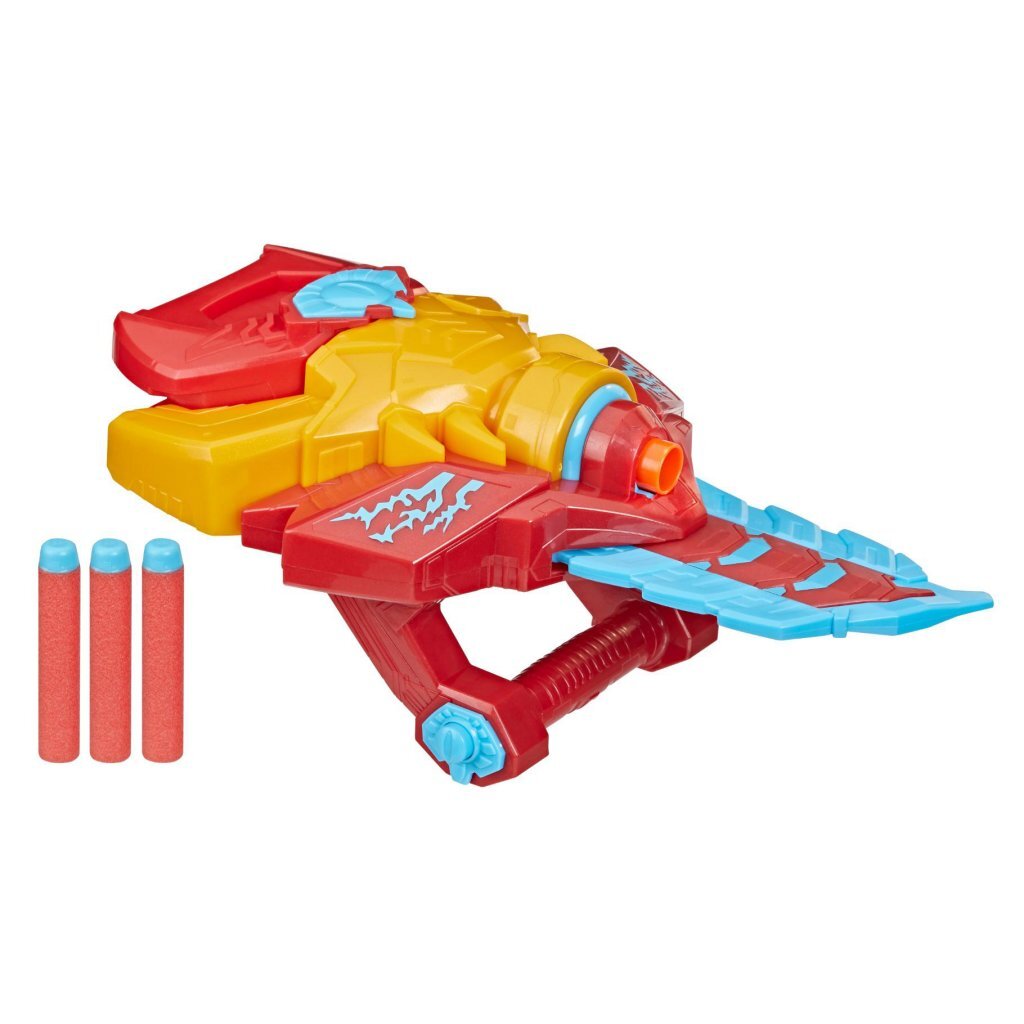 Nerf Marvel Mech Strike Monster Hunters Iron Man + 3 Darts Nerf N Strike Dartblasters Joy&Bloom