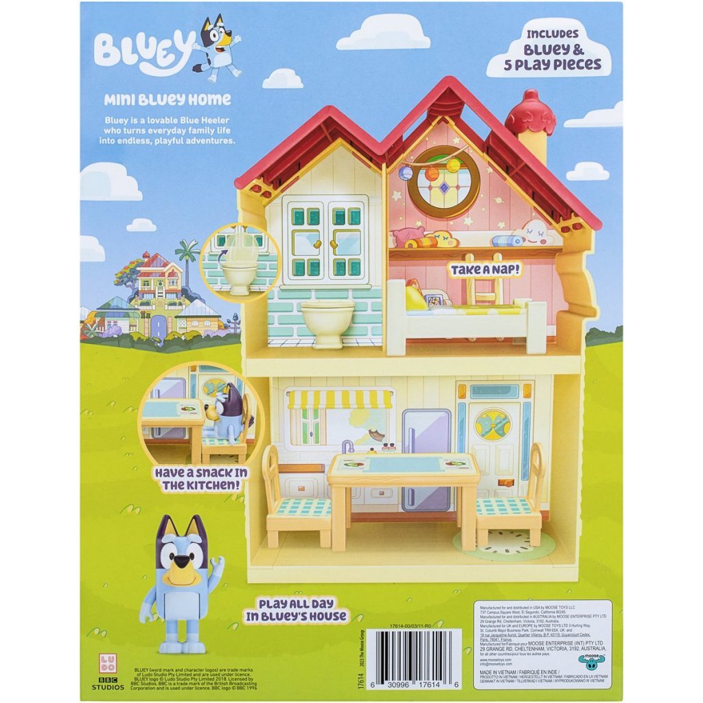 Bluey Mini Huis Poppenhuizen Joy&Bloom