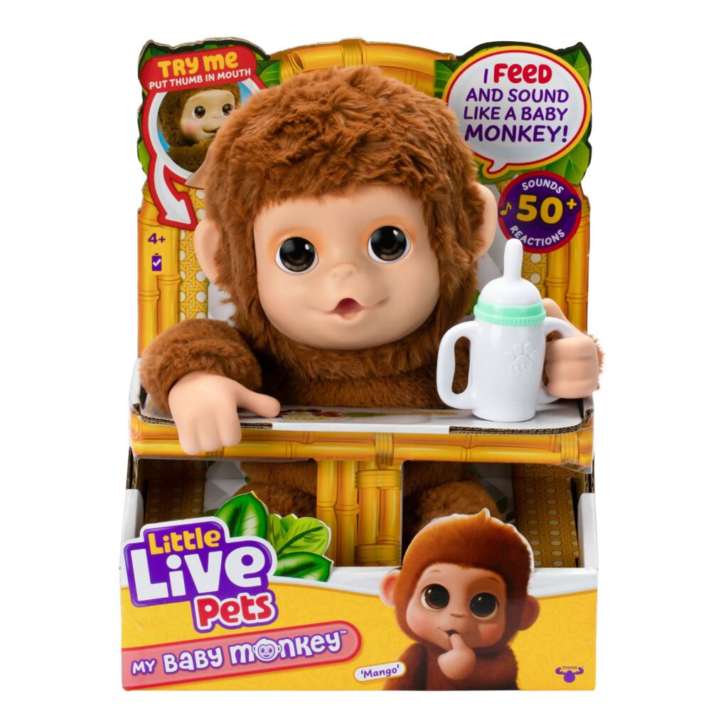 Little Live Pets Mijn Baby Aap + Geluid Default Title Dieren Joy&Bloom